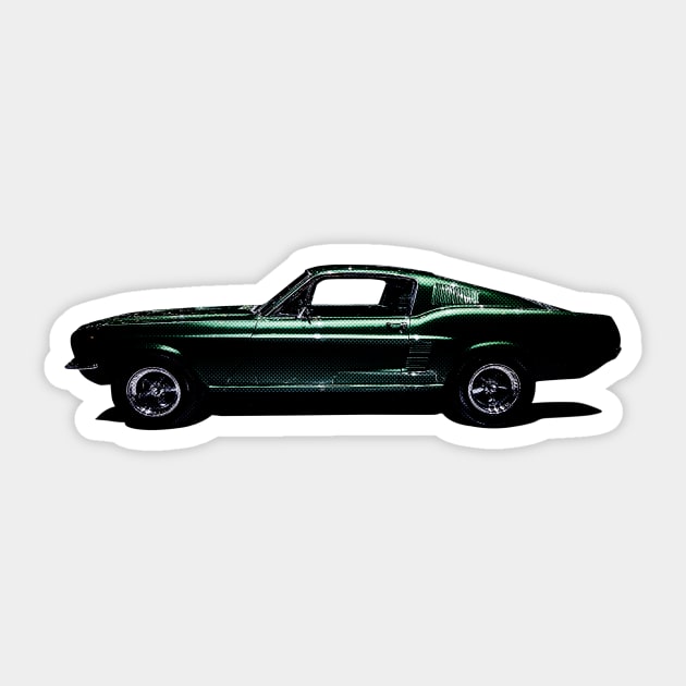 Bullitt Sticker by markvickers41